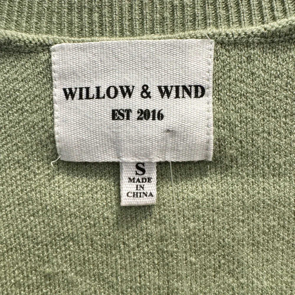 Willow & Wind Light Green Women's Cardigan - Picture 2 of 5